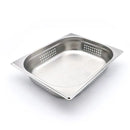 Kantine 1/2 GN 65 mm, rustfri, perforeret