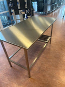 Rustfrit bord 1500mm x 800mm x 900mm OUTLET