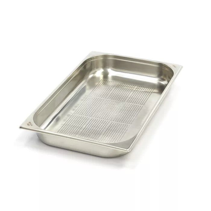 Kantine 1/1 GN 65 mm, rustfri, perforeret.