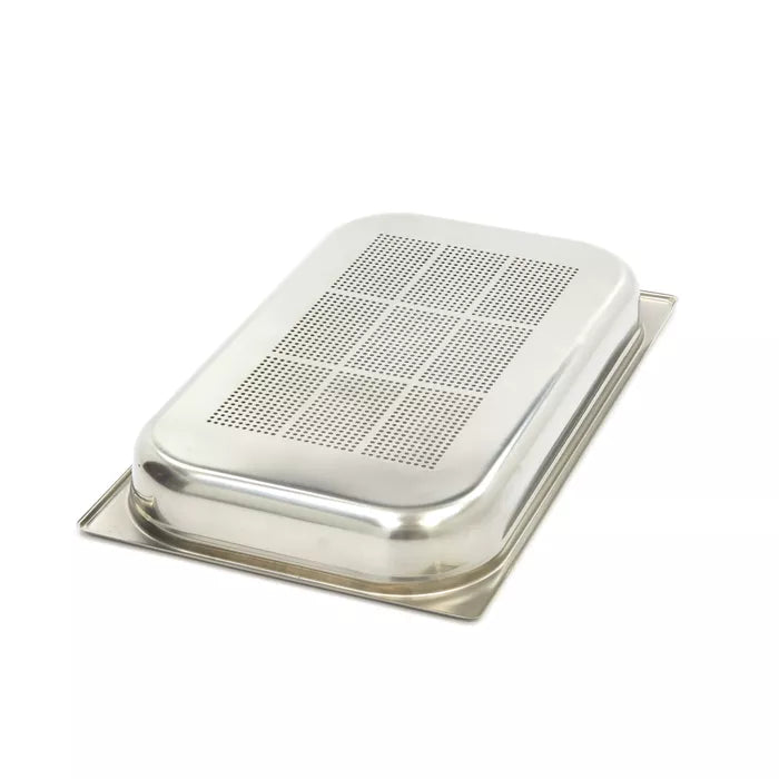 Kantine 1/1 GN 65 mm, rustfri, perforeret.