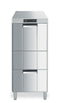 Smeg FD515D-1 Easyline underbordsopvasker professional hvid forhøjet m/indbyg. skab m/låge BxDxH:600x600x1290mm, kurvestr. 50x50cm, 7 progr. 400V 7,3kW W