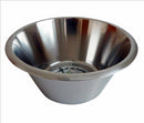 Køkkenskål konisk rustfri stål 6 liter ø 29,5 cm højde 15 cm OUTLET W
